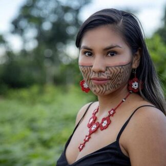 Conjunto de collares de mostacilla - cultura ancestral Yine